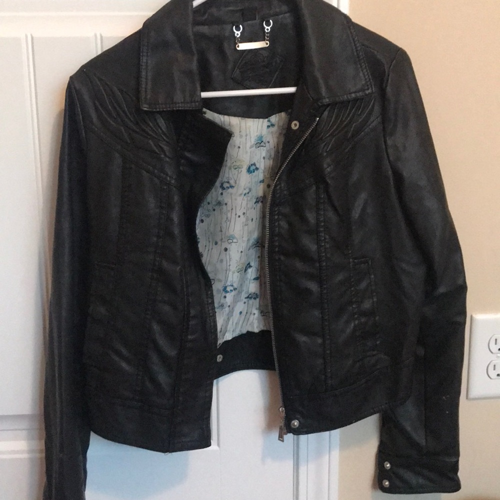Jou jou leather jacket size small
